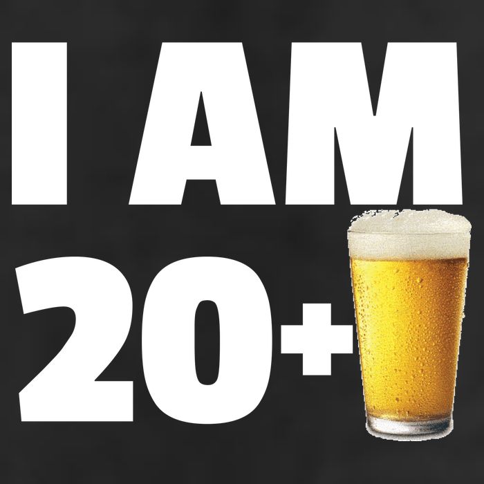 I Am 20 Plus Beer 21st Birthday Adult Drive Performance Visor
