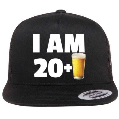 I Am 20 Plus Beer 21st Birthday Flatbill Hat