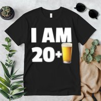 I Am 20 Plus Beer 21st Birthday Premium T-Shirt