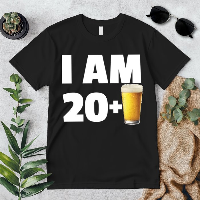 I Am 20 Plus Beer 21st Birthday Premium T-Shirt