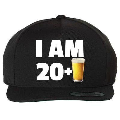 I Am 20 Plus Beer 21st Birthday Wool Snapback Cap
