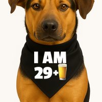 I Am 29 Plus Beer 30th Birthday USA-Made Doggie Bandana
