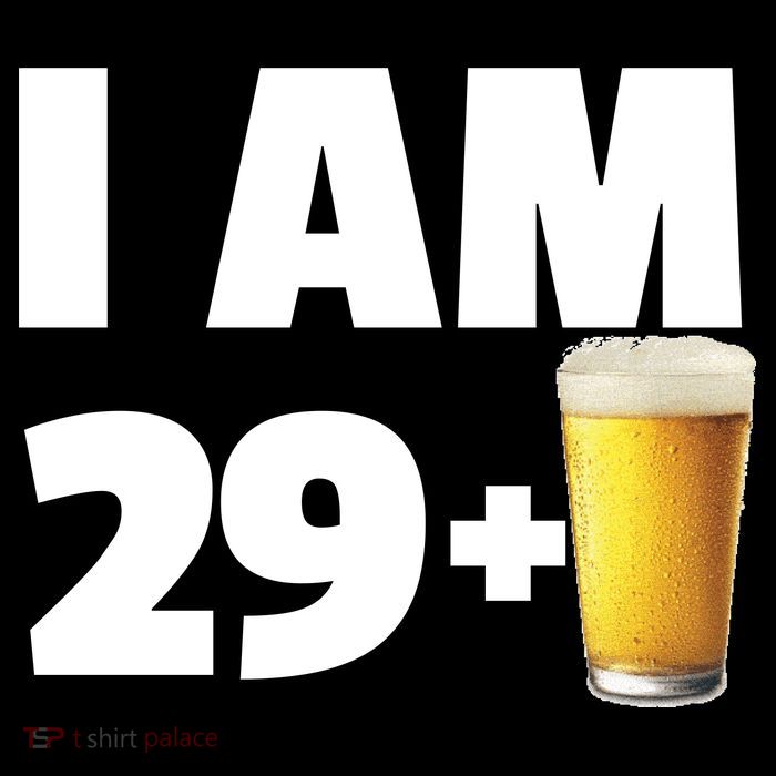 I Am 29 Plus Beer 30th Birthday Drawstring Bag