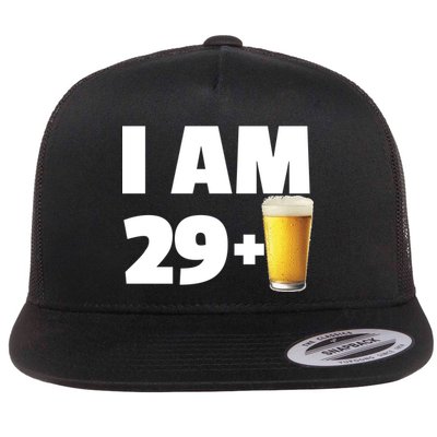 I Am 29 Plus Beer 30th Birthday Flatbill Hat