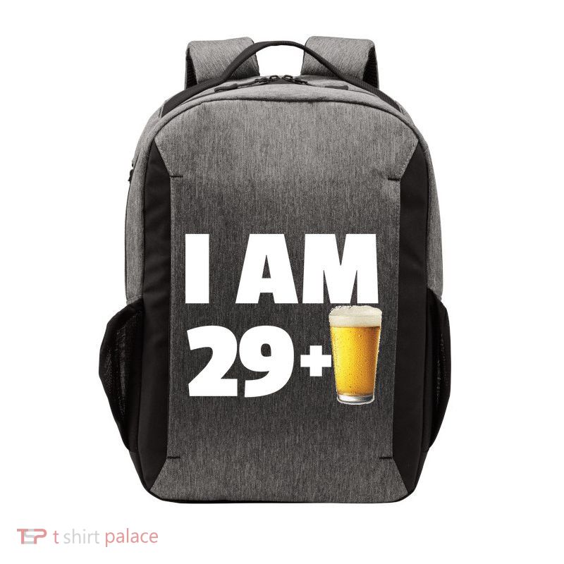 I Am 29 Plus Beer 30th Birthday Vector Backpack