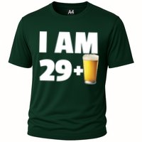 I Am 29 Plus Beer 30th Birthday Cooling Performance Crew T-Shirt
