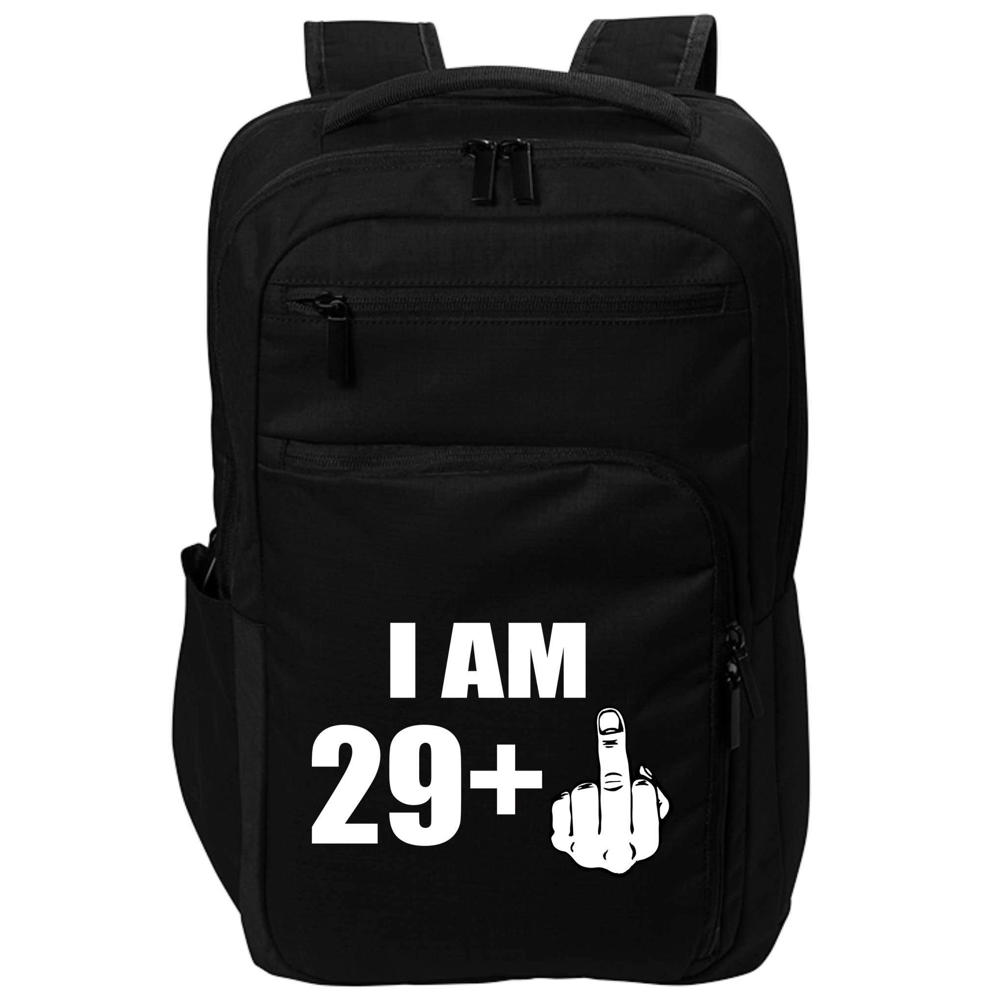 I Am 30 Middle Finger Impact Tech Backpack