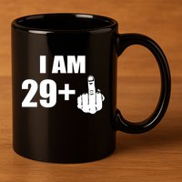 I Am 30 Middle Finger 11oz C Handle Ceramic Mug