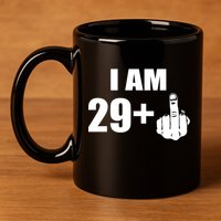 I Am 30 Middle Finger 11oz C Handle Ceramic Mug