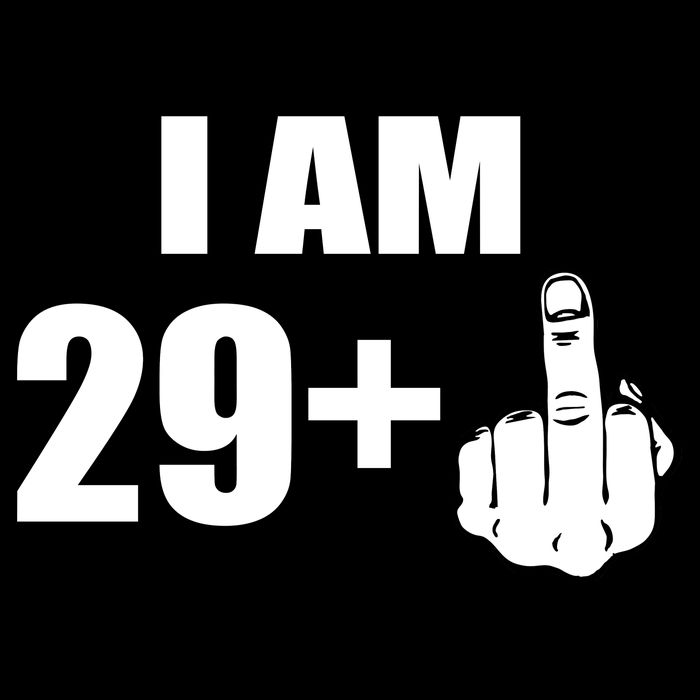 I Am 30 Middle Finger Drawstring Bag