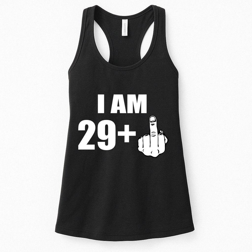 I Am 30 Middle Finger Womens Tank Top