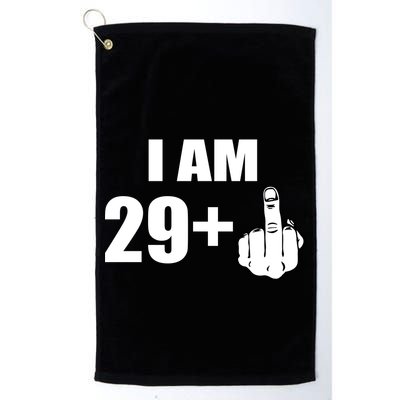 I Am 30 Middle Finger Golf Towel