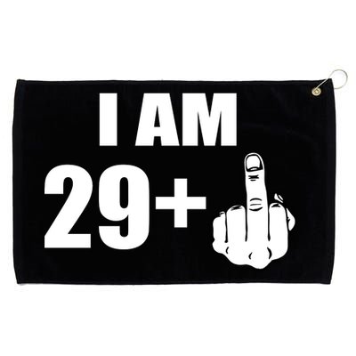 I Am 30 Middle Finger Grommeted Golf Towel