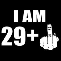 I Am 30 Middle Finger Visor