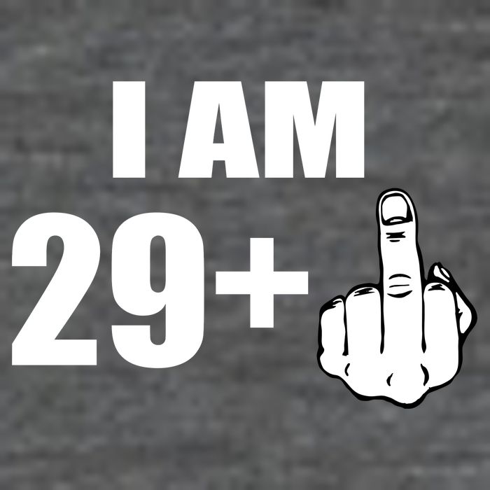 I Am 30 Middle Finger 7 Panel Mesh Trucker Snapback Hat