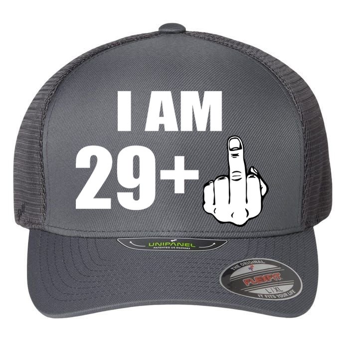 I Am 30 Middle Finger Flexfit Unipanel Trucker Cap