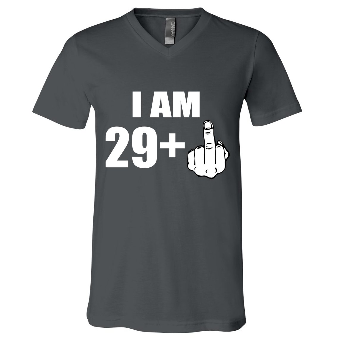 I Am 30 Middle Finger V-Neck T-Shirt
