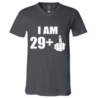 I Am 30 Middle Finger V-Neck T-Shirt