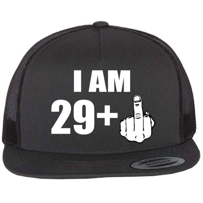 I Am 30 Middle Finger Flat Bill Trucker Hat