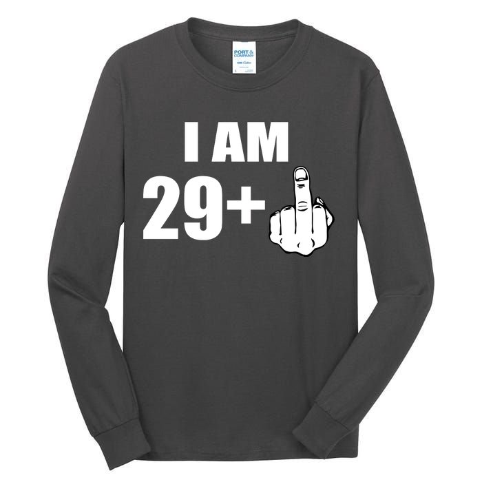 I Am 30 Middle Finger Tall Long Sleeve T-Shirt