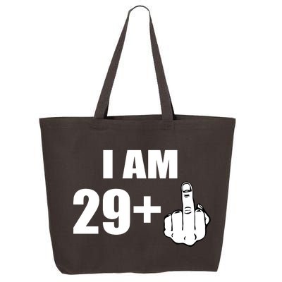 I Am 30 Middle Finger 25L Jumbo Tote