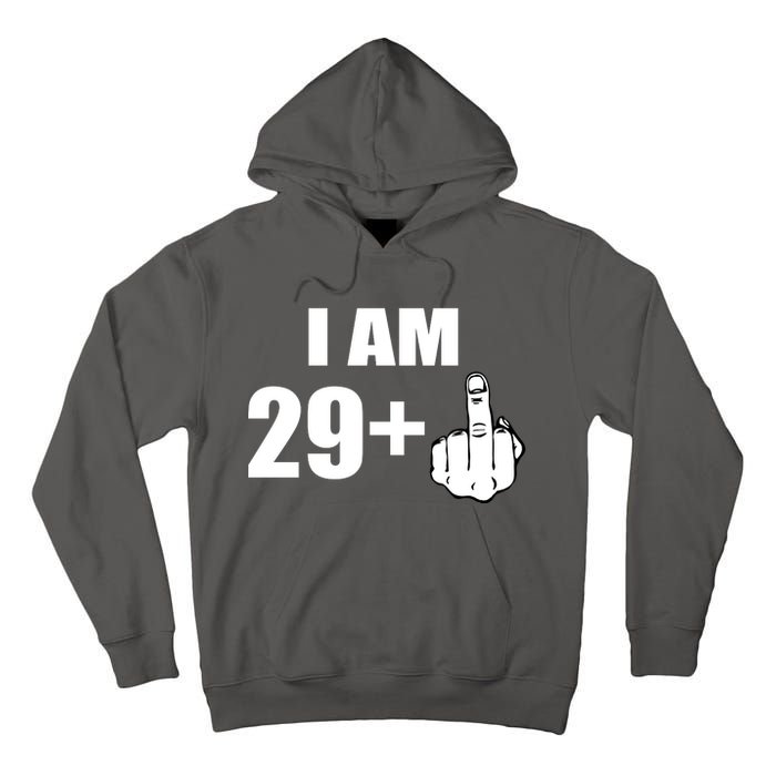 I Am 30 Middle Finger Tall Hoodie