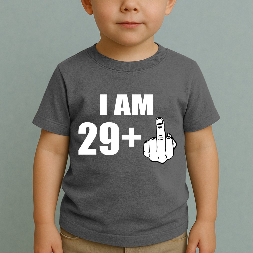 I Am 30 Middle Finger Toddler T-Shirt