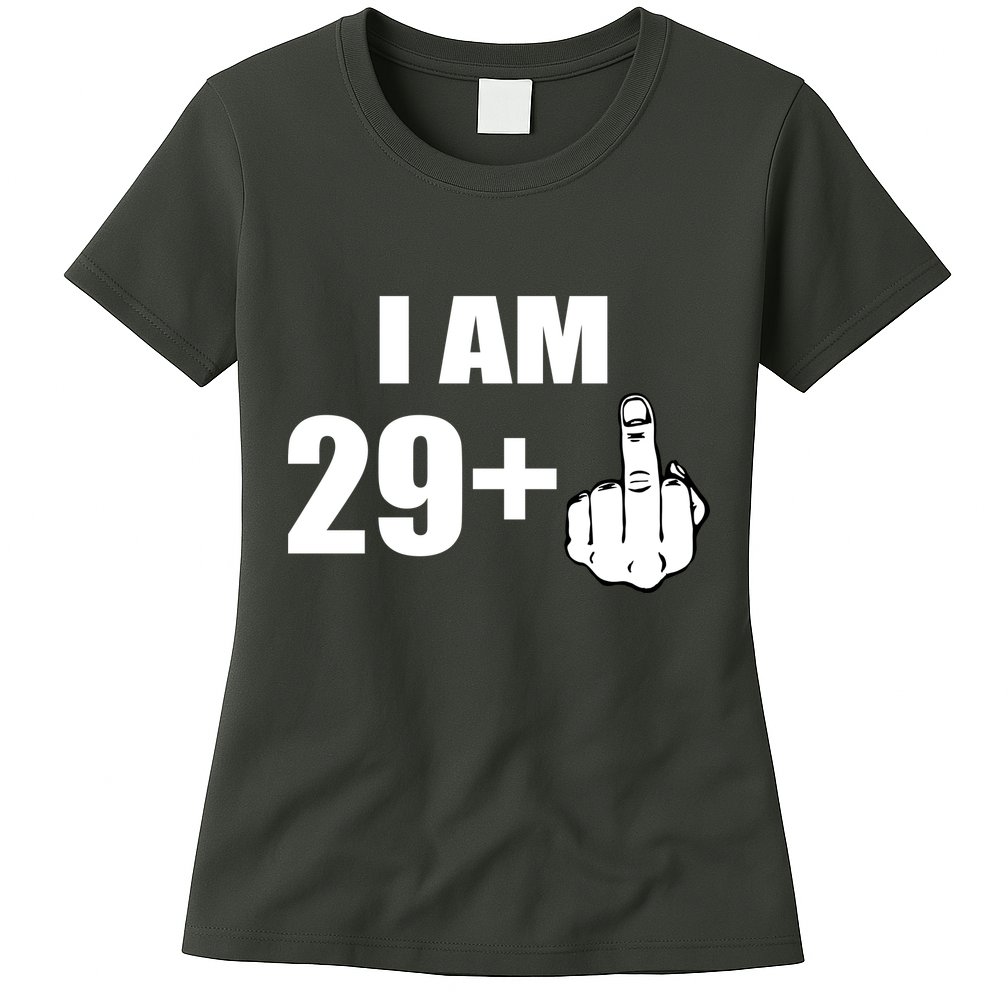 I Am 30 Middle Finger Womens T-Shirt