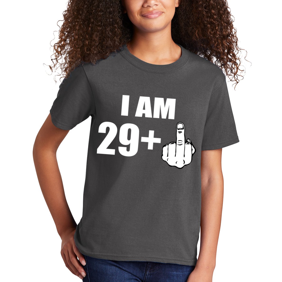 I Am 30 Middle Finger Kids T-Shirt