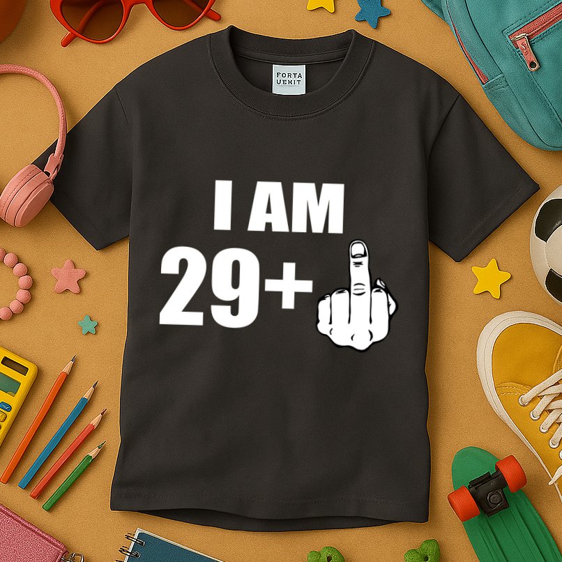 I Am 30 Middle Finger Kids T-Shirt