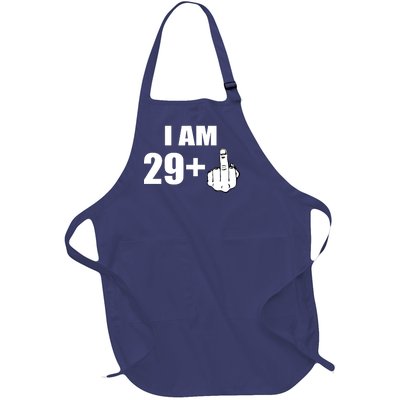 I Am 30 Middle Finger Full-Length Apron With Pockets