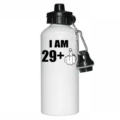 I Am 30 Middle Finger Aluminum Water Bottle