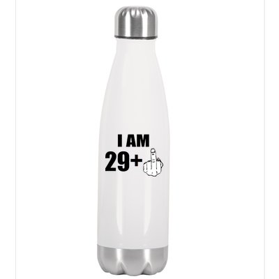 I Am 30 Middle Finger Stainless Steel Insulated Water Bottle