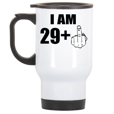 I Am 30 Middle Finger Stainless Steel Travel Mug