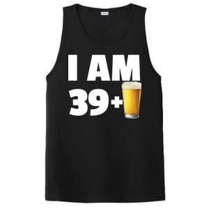 I Am 39 Plus Beer 40th Birthday PosiCharge Competitor Tank