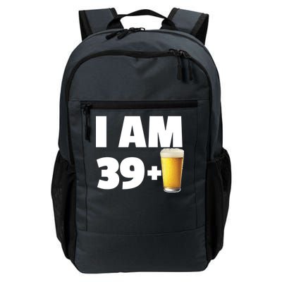 I Am 39 Plus Beer 40th Birthday Daily Commute Backpack