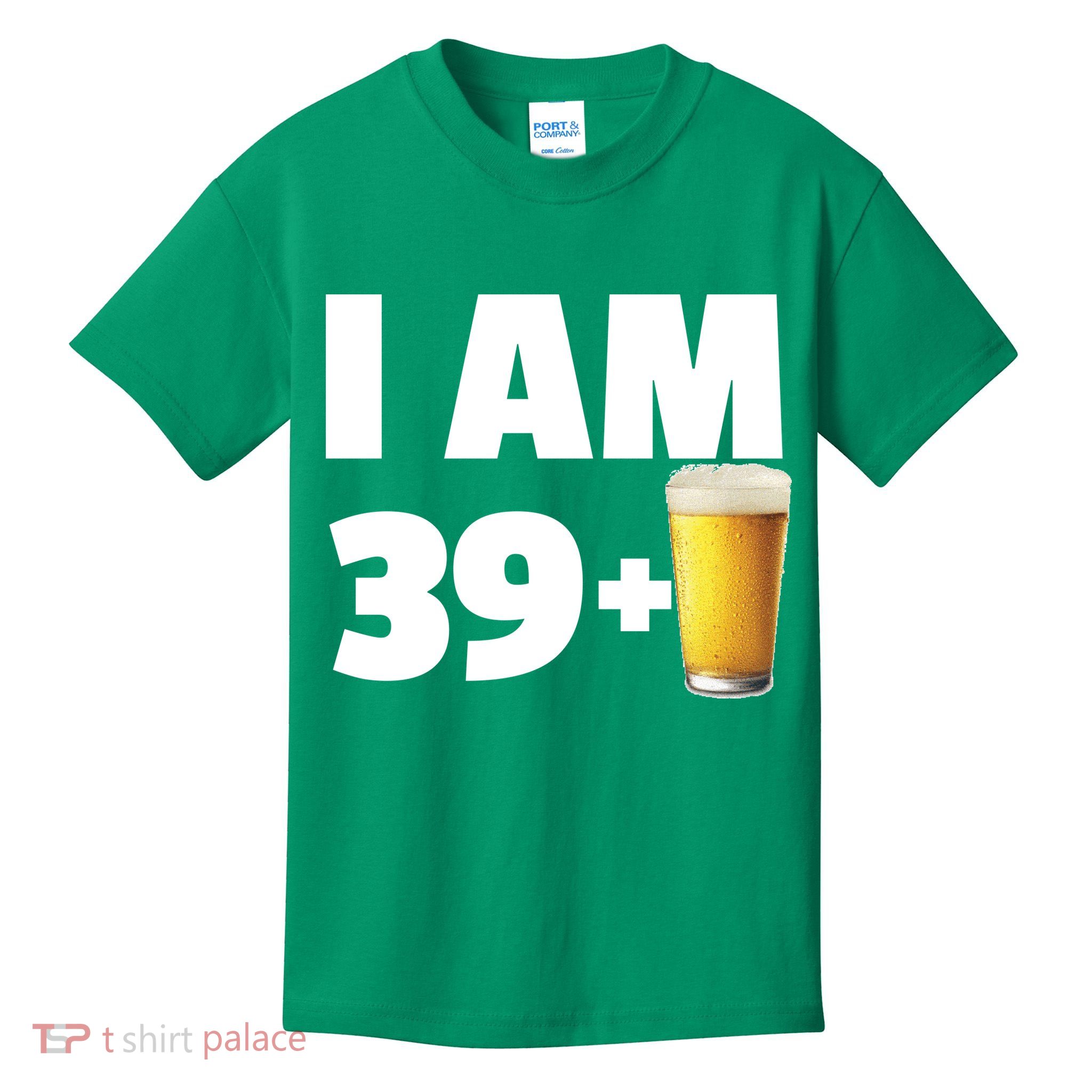 I Am 39 Plus Beer 40th Birthday Kids T-Shirt
