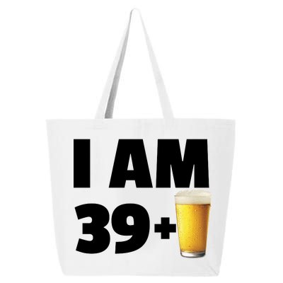 I Am 39 Plus Beer 40th Birthday 25L Jumbo Tote