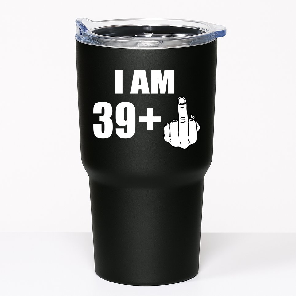 I Am 40 Middle Finger Tumbler