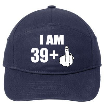 I Am 40 Middle Finger 7-Panel Snapback Hat