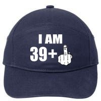 I Am 40 Middle Finger 7-Panel Snapback Hat