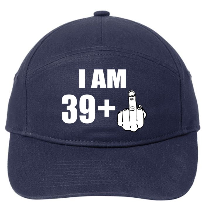 I Am 40 Middle Finger 7-Panel Snapback Hat