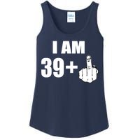 I Am 40 Middle Finger Ladies Essential Tank