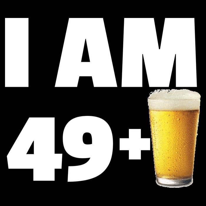 I Am 49 Plus Beer 50th Birthday Cooling Performance Crew T-Shirt