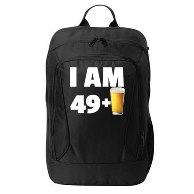 I Am 49 Plus Beer 50th Birthday City Backpack