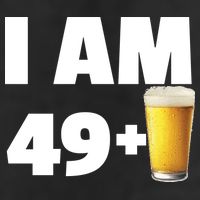 I Am 49 Plus Beer 50th Birthday Adult Drive Performance Visor