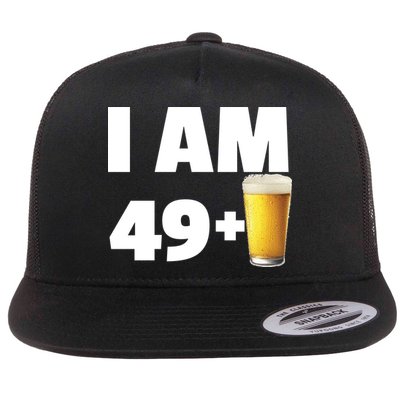 I Am 49 Plus Beer 50th Birthday Flatbill Hat