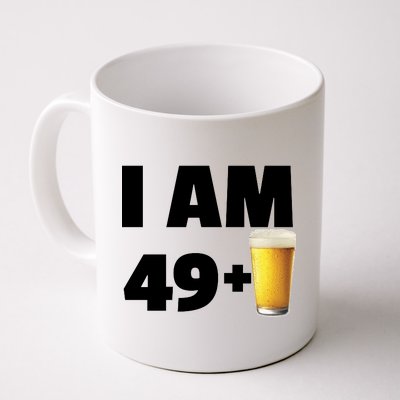 I Am 49 Plus Beer 50th Birthday Coffee Mug