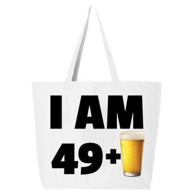 I Am 49 Plus Beer 50th Birthday 25L Jumbo Tote