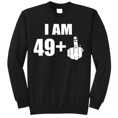 I Am 50 Middle Finger Funny 50th Birthday Gift T-Shirt Sweatshirt